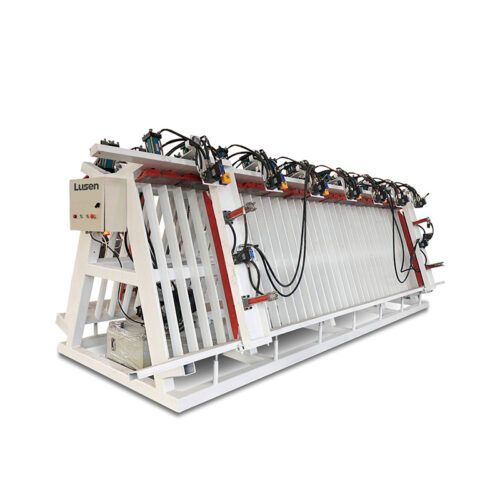34、液压双面拼板机-(1) Hydraulic double sided plate making machine