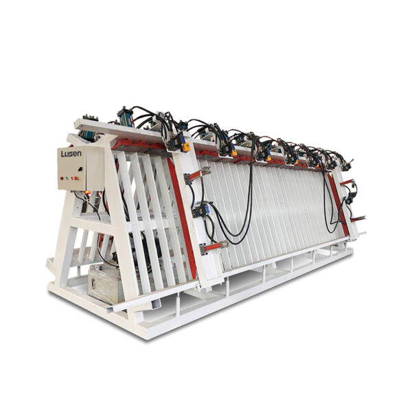 34、液压双面拼板机-(1) Hydraulic double sided plate making machine